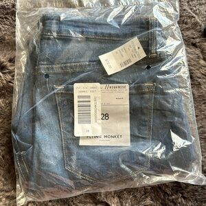 Flying Monkey platinum Jeans.  Size 28  New with Tags and in plastic bag